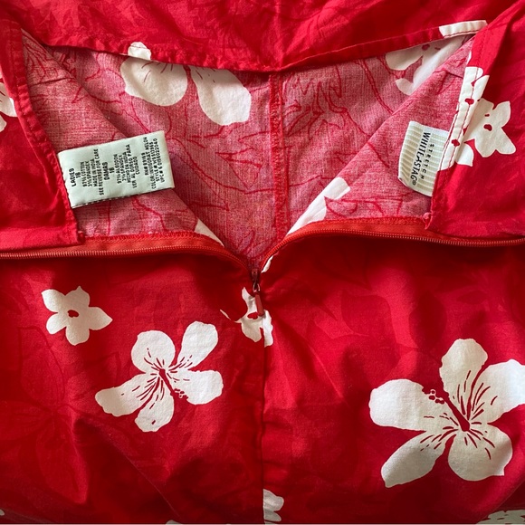 Vintage Y2K White Stag Red Hawaiian Floral Skort Size 16 - Picture 5 of 5